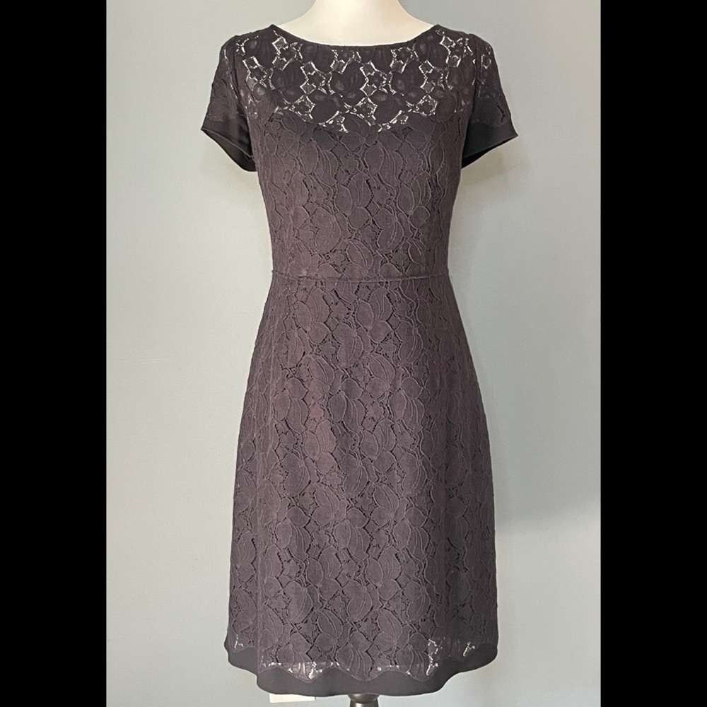 Elie Tahari Navy Lace Dress